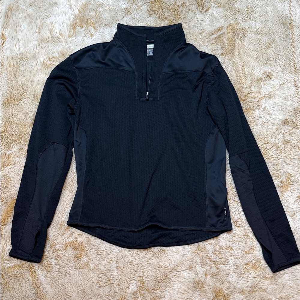 Columbia Black Men's Long-Sleeve Half-Zip Performance Pullover
